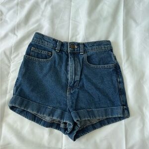 Denim High-Waisted Women's Shorts